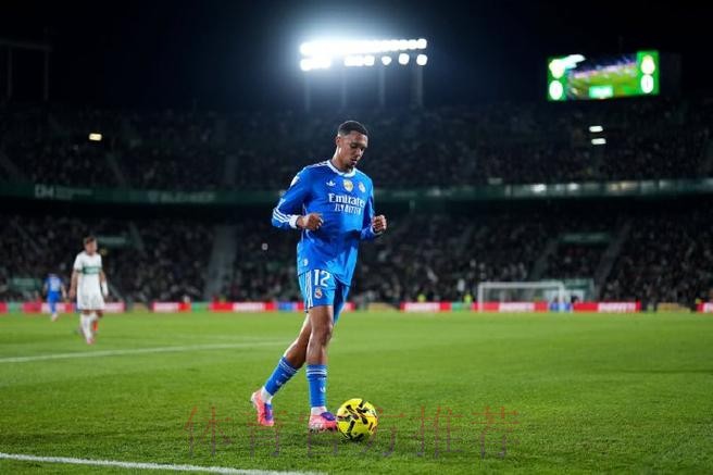 西甲-皇马2-2埃尔切两连平 贝林传射赫伊森首球